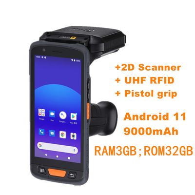 Android 11 倉庫 ロジスティック ポータブル 4G WIFI GSM 1D 2D ハンドヘルド PDA バーコード スキャナー
