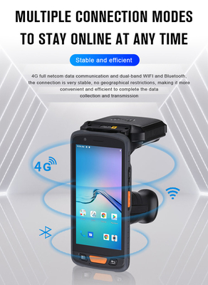 信頼性のあるRFID Android 11 頑丈な4G Wifi 青い歯 GSM カメラ 1D 2D バーコード スキャナー 手持ち PDA