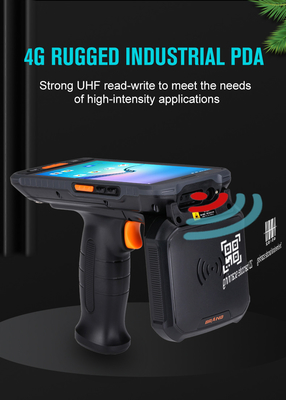 工場価格 頑丈なPDAバーコードスキャナー 銃柄 手持ちのRFID PDA モバイル 4G アンドロイド PDA UHF RFIDリーダー V9000S